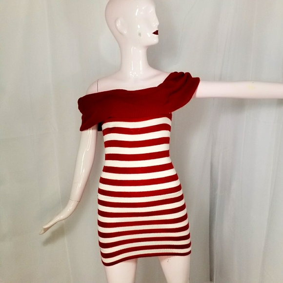 I.N. San Francisco Candy Striped Dress - Picture 6 of 7